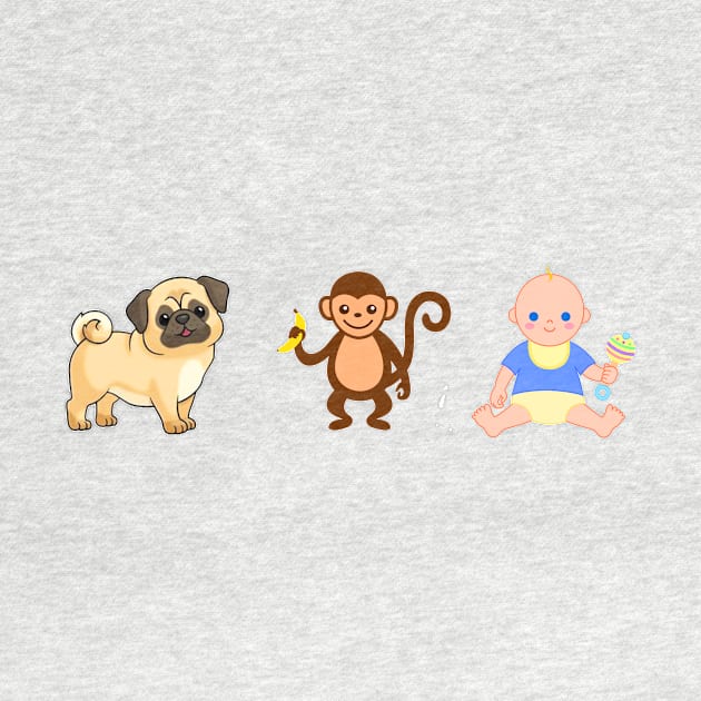 PuppyMonkeyBaby Shirt by deidrelynn